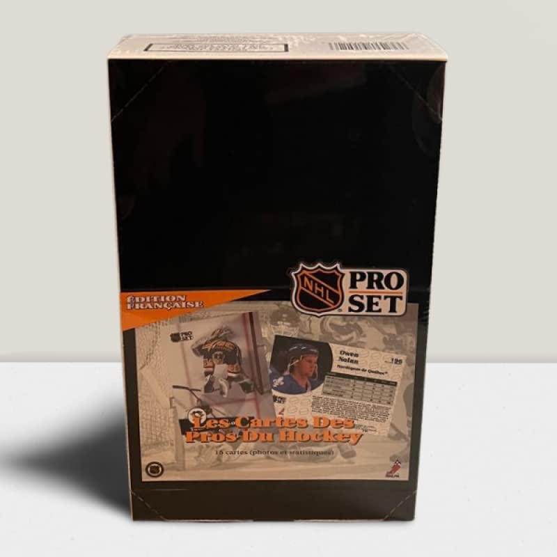 1991-92 Pro Set French Hockey Hobby Box - 36 Packs - NHL Trading Cards Collection - Perfect for Sports Memorabilia Collectors and Hockey Fans