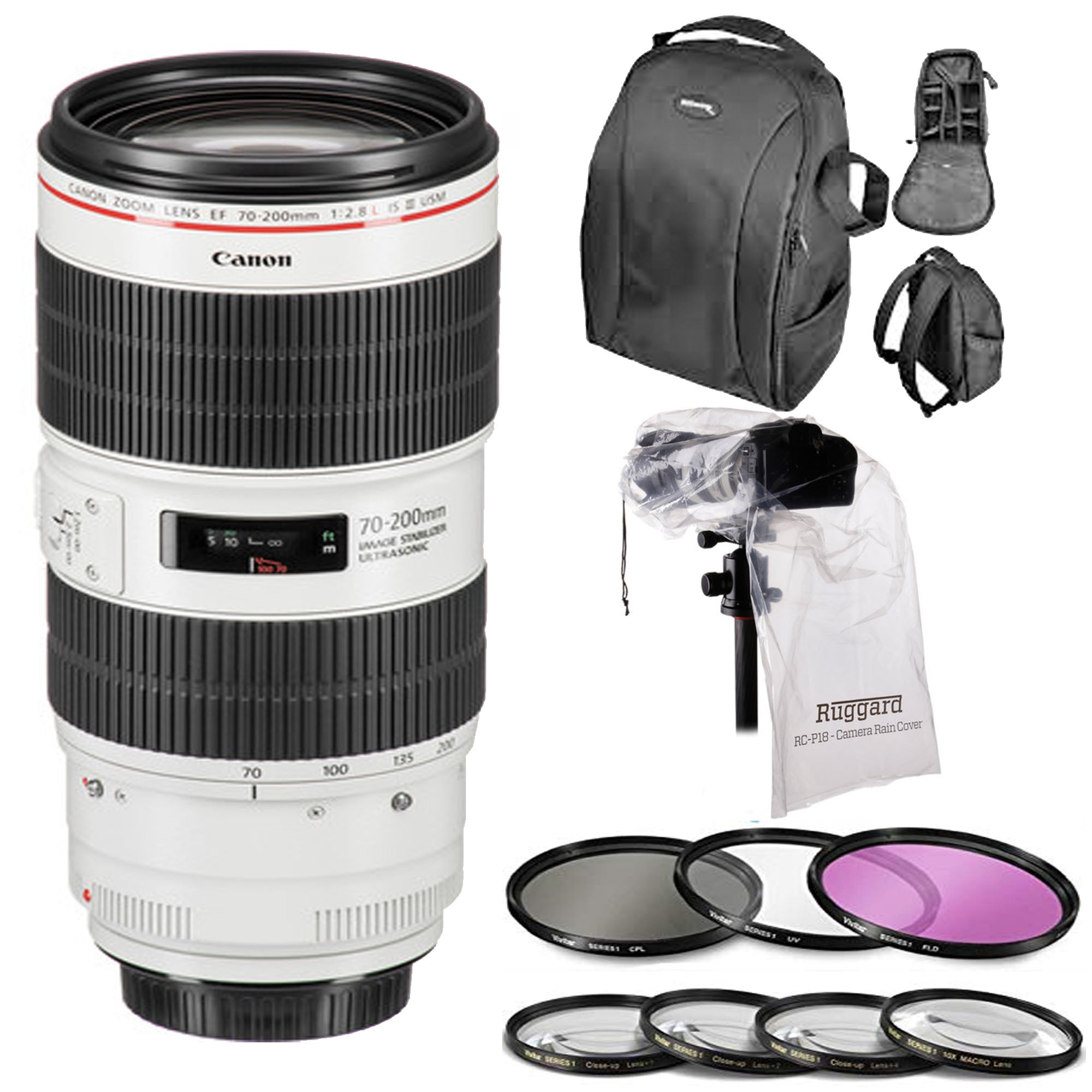 Canon EF 70-200mm f/2.8L IS III USM Telephoto Zoom Lens with Starter Kit - Professional Photography for Sports, Wildlife & Portraits