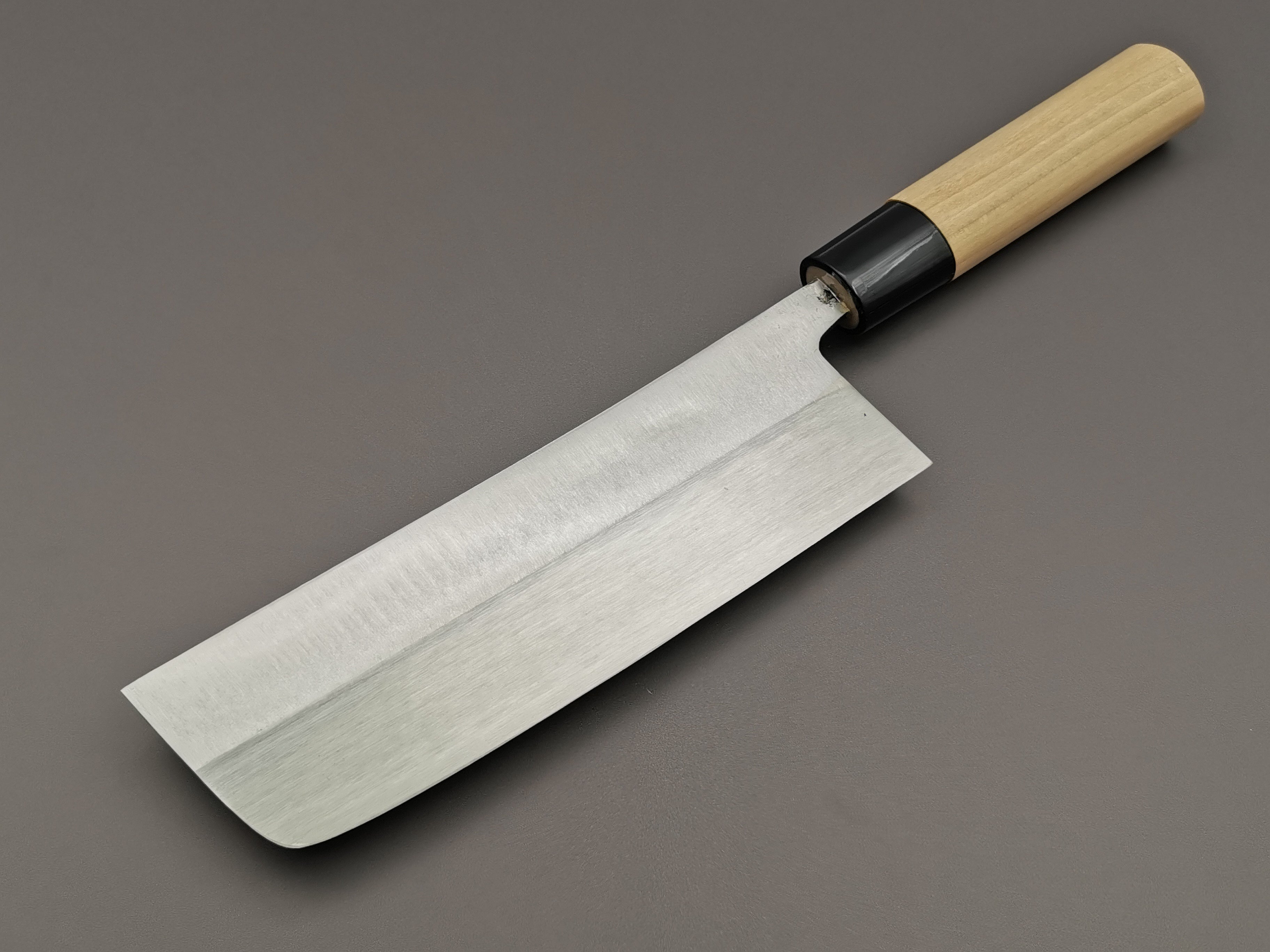 Premium Japanese Nakiri Knife - Michio Ishikawa White #2 Steel Single Bevel Vegetable Cleaver - Perfect for Sushi Chefs & Home Cooking Enthusiasts