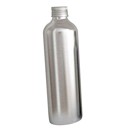 Refillable Aluminum Bottle Dispenser - 30ml Portable Cosmetic Lotion Container with Cover (Silver) | Ideal for Travel, DIY Beauty Products & Essential Oil Storage