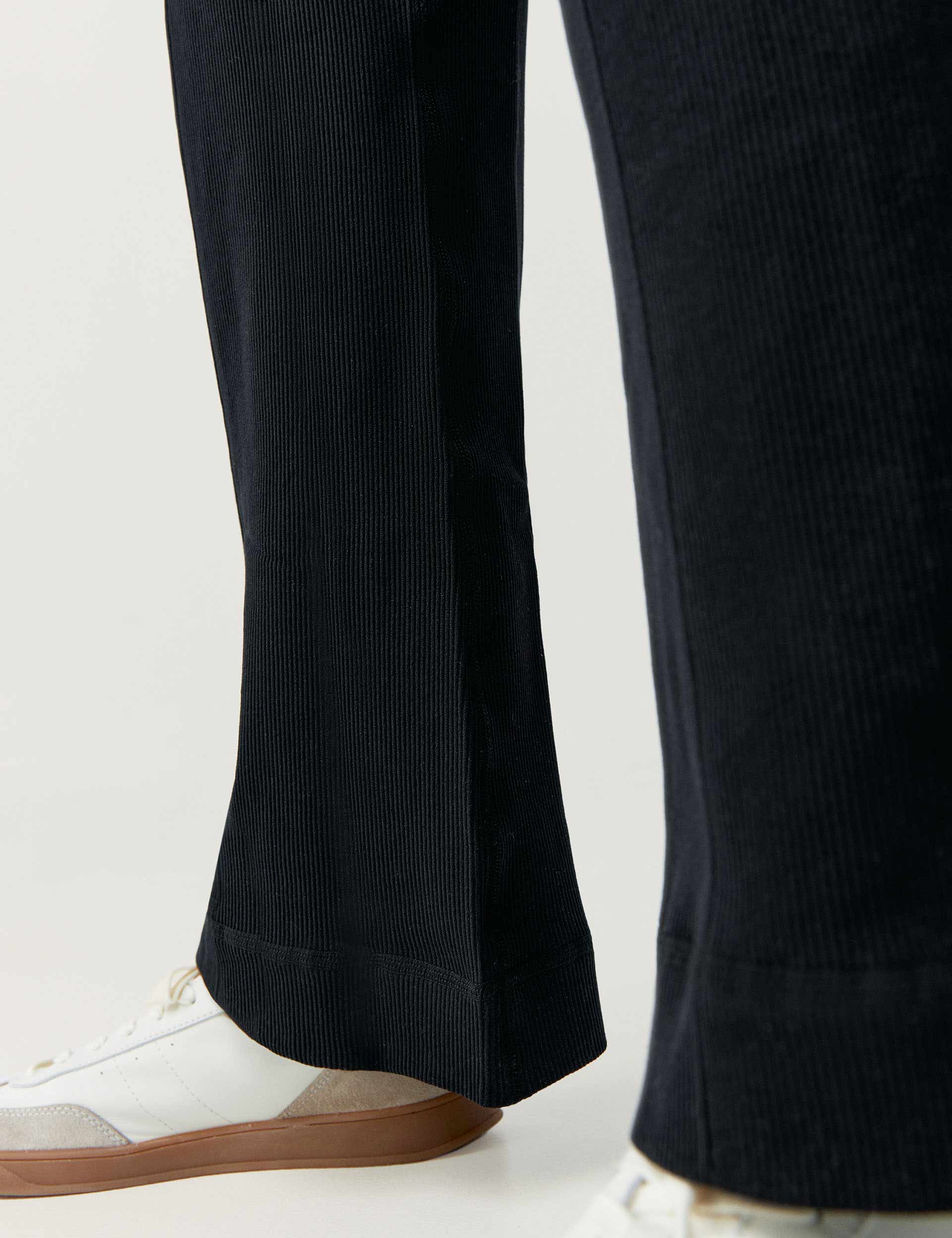 Fait Pants for Women - Soft Stretch High Waisted Black Trousers | Comfortable Work Pants & Casual Lounge Wear
