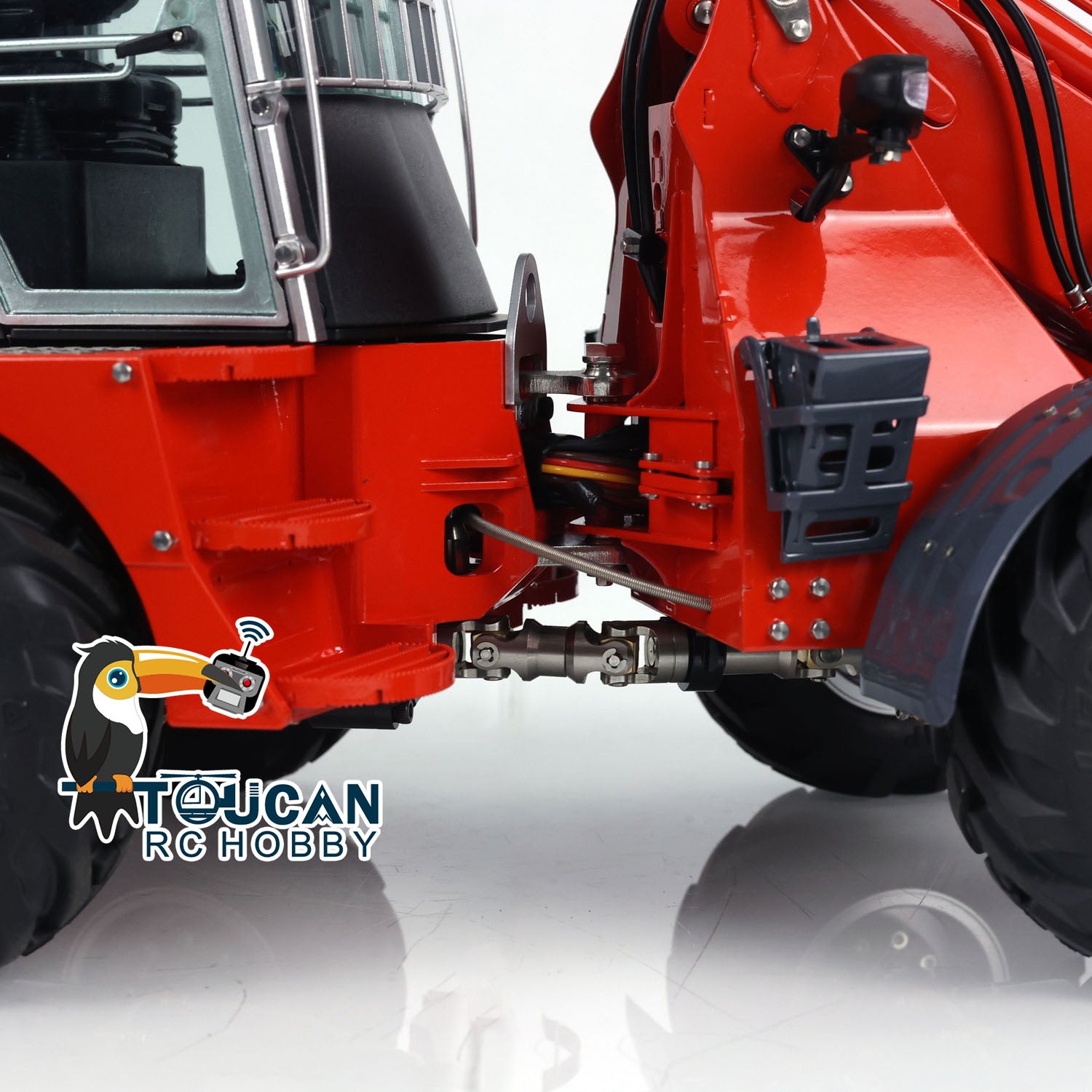 1:14 LESU RTR RC Hydraulic Telescopic Arm Loader AT1050 Fork Lift Truck Model - Assembled & Painted (478x165x221mm) - Perfect for RC Construction Enthusiasts & Collectors