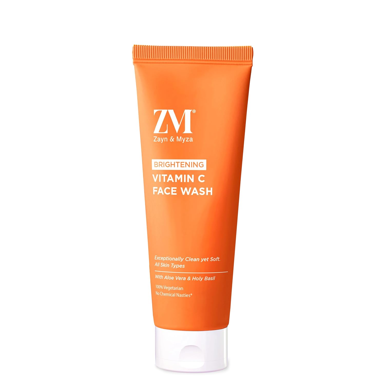 ZM Zayn & Myza Vitamin C Brightening Face Wash - 75ml | Gentle Cleanser for Glowing Skin | Perfect for Morning & Night Skincare Routine