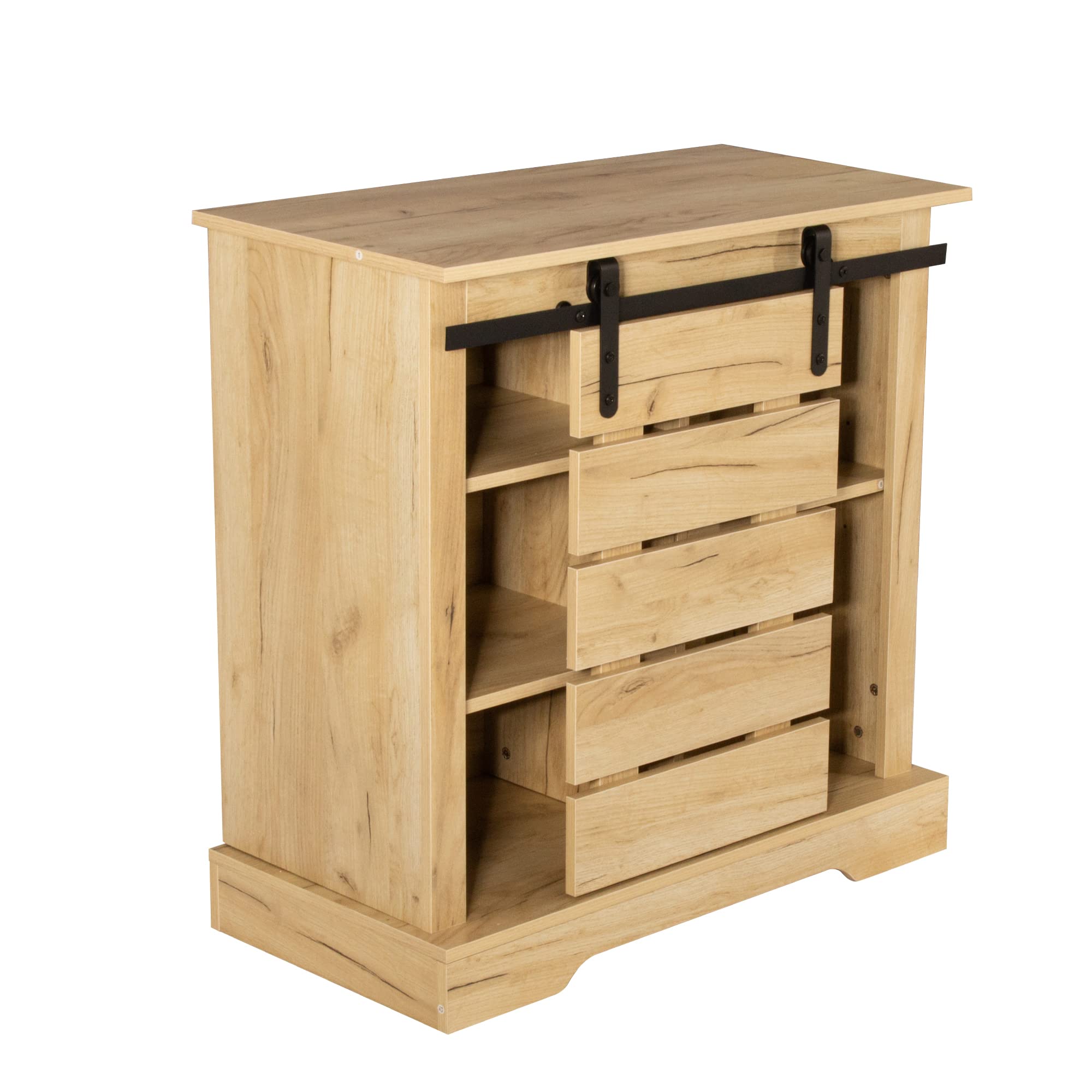 Yoglad Modern Buffet Sideboard Storage Cabinet with Shelf - Stylish Living Room Console for Home Organization & Decor | Perfect for Dining Room, Hallway & Entryway Storage