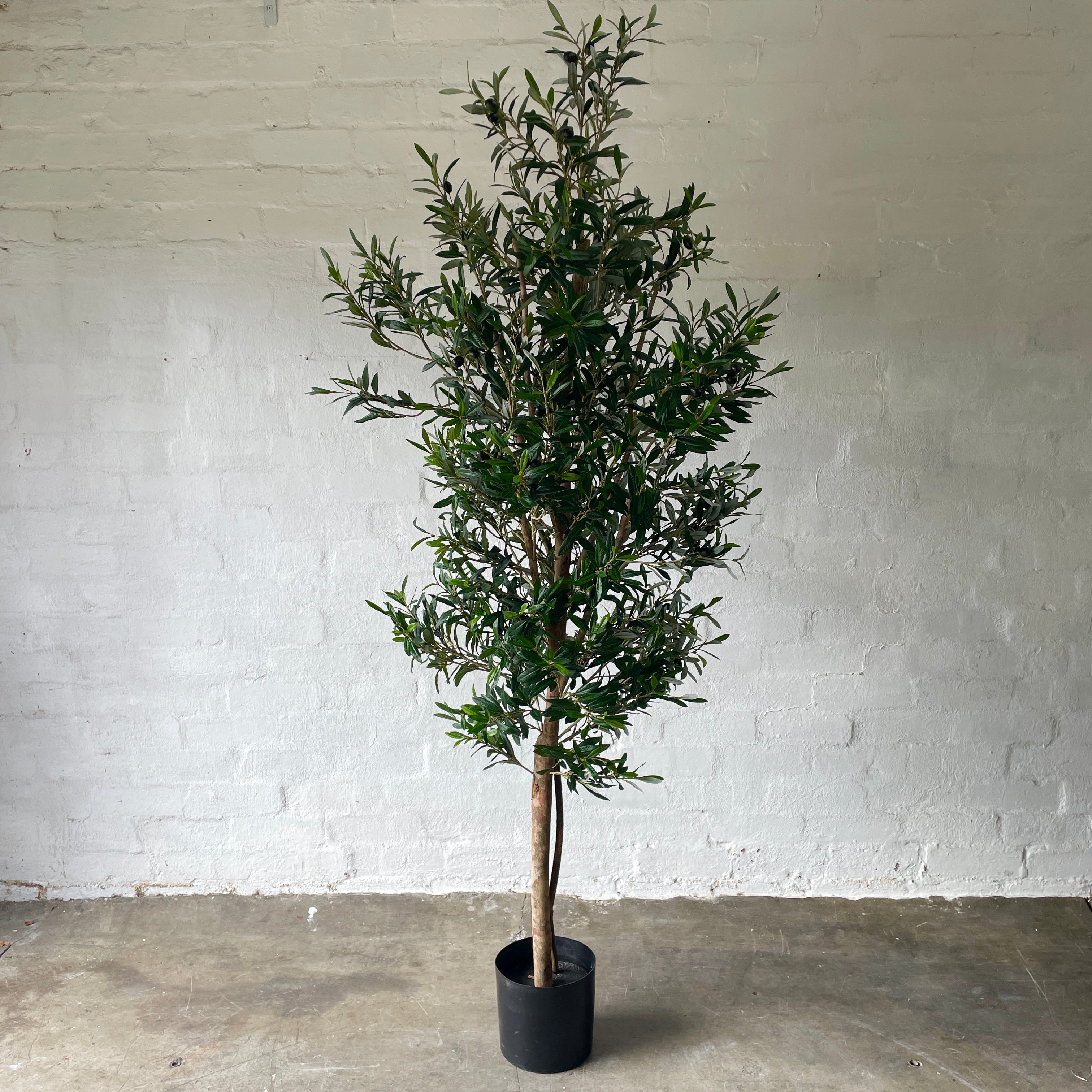 Premium Artificial Olive Tree - Lifelike Faux Potted Olive Plant for Home & Office Decor - Perfect for Living Room, Bedroom, or Indoor Greenery Enhancement