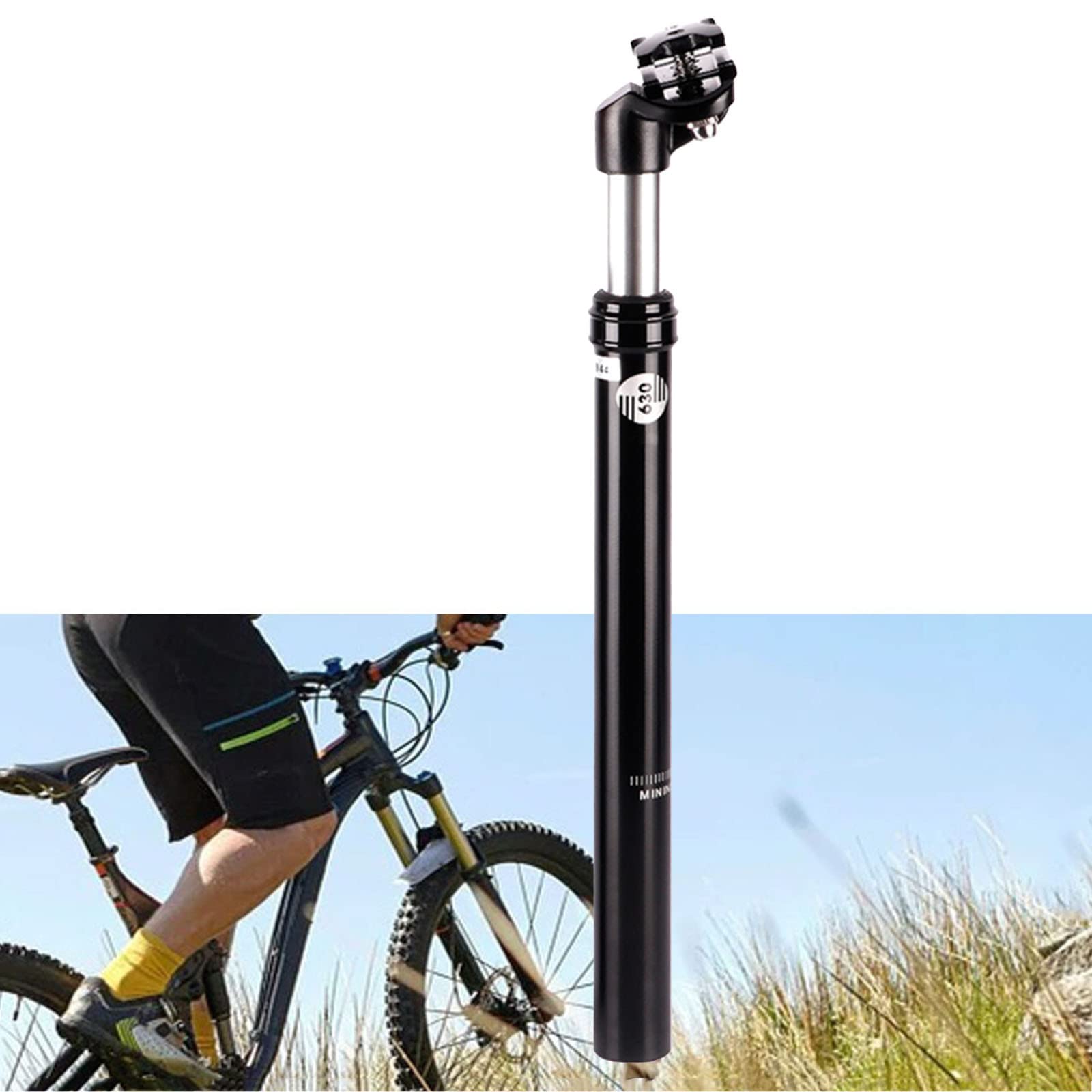 High Strength 27.2mm Bike Seat Post for Folding Electric Bikes - Durable E-Bike Seat Tube Replacement - Perfect for Commuting, Urban Riding & Mountain Biking