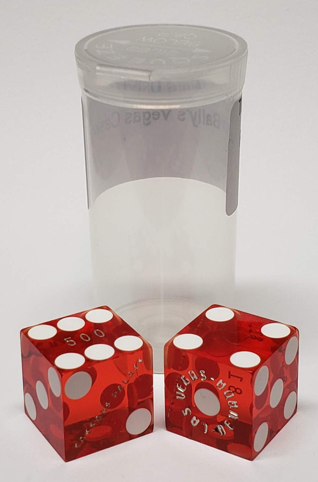 19mm Craps Dice Pair - Matching Serial Numbers for Casino Games | Authentic Vegas Style for Home Play