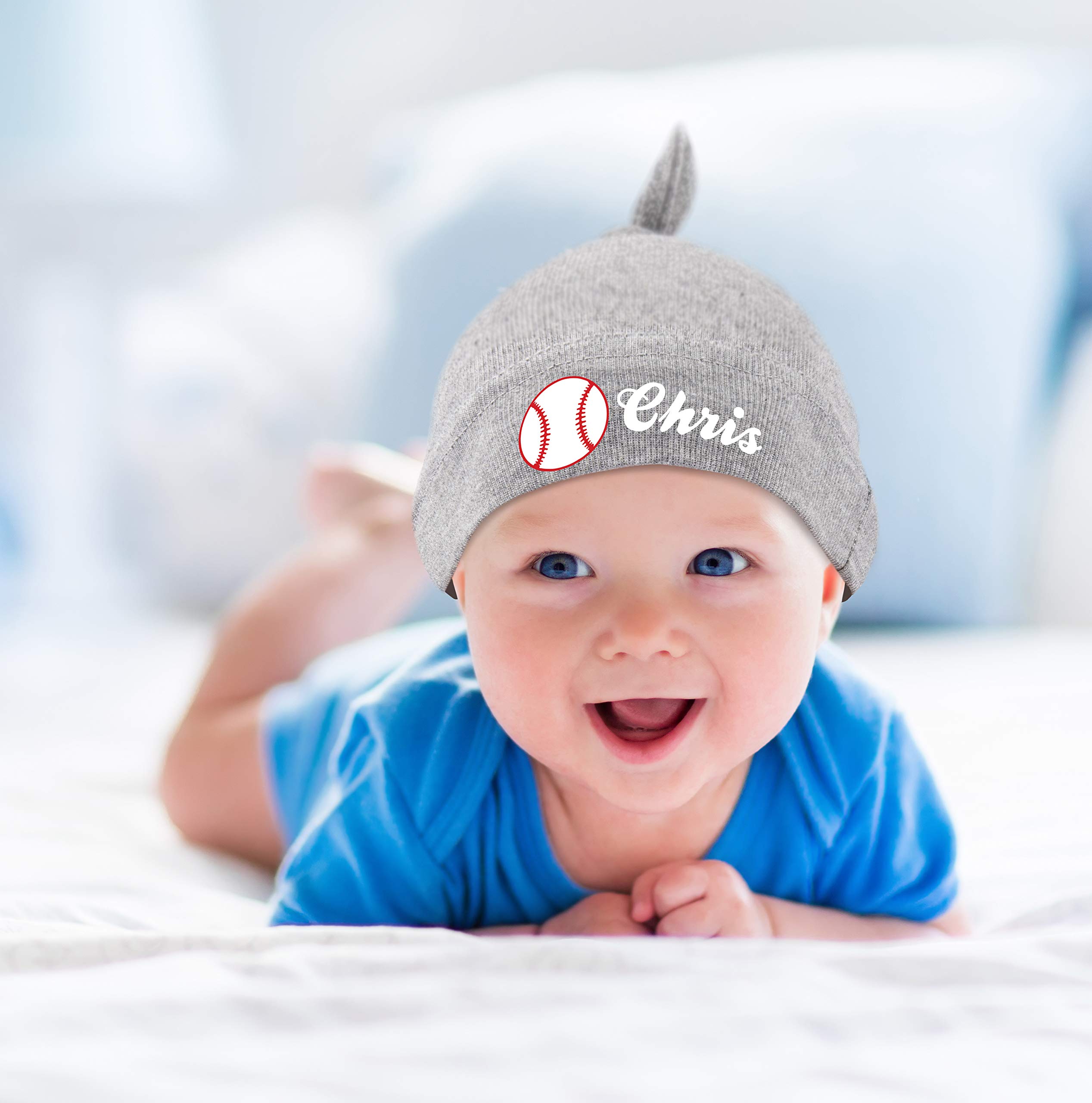 Custom Personalized Baby Hats - Embroidered Sports Team Infant Caps for Newborns & Toddlers | Perfect for Family Photos, Game Days & Special Occasions