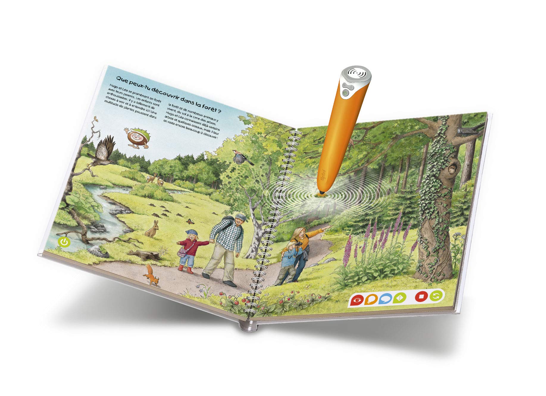 Ravensburger 593 Electronic Learning Toy for Kids - Interactive Educational Game in French - Perfect for Home, Classroom & Travel Learning Activities