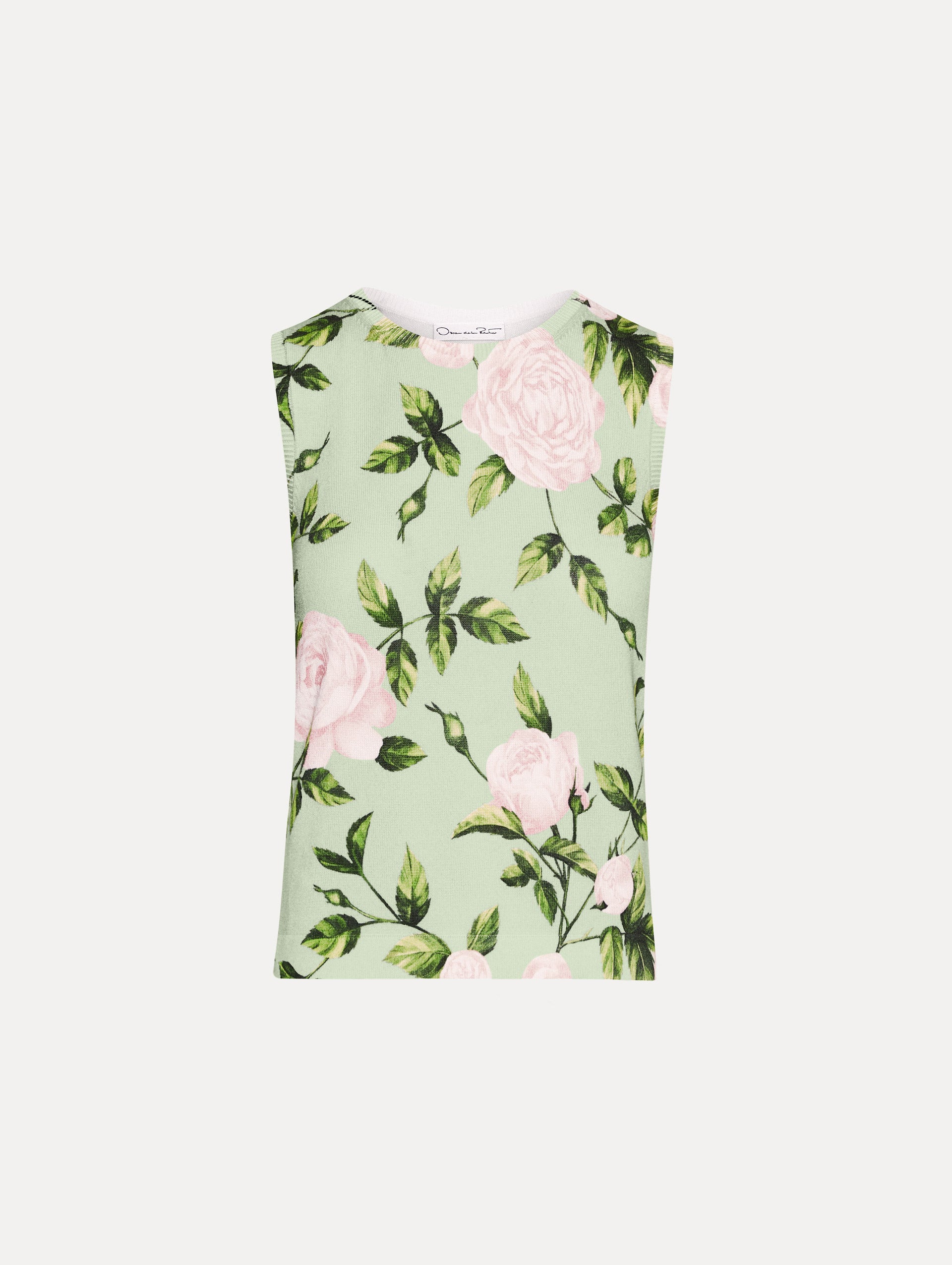 English Rose Printed Tank Top - Floral Summer Sleeveless Blouse for Women | Perfect for Beach, Vacation & Casual Outfits