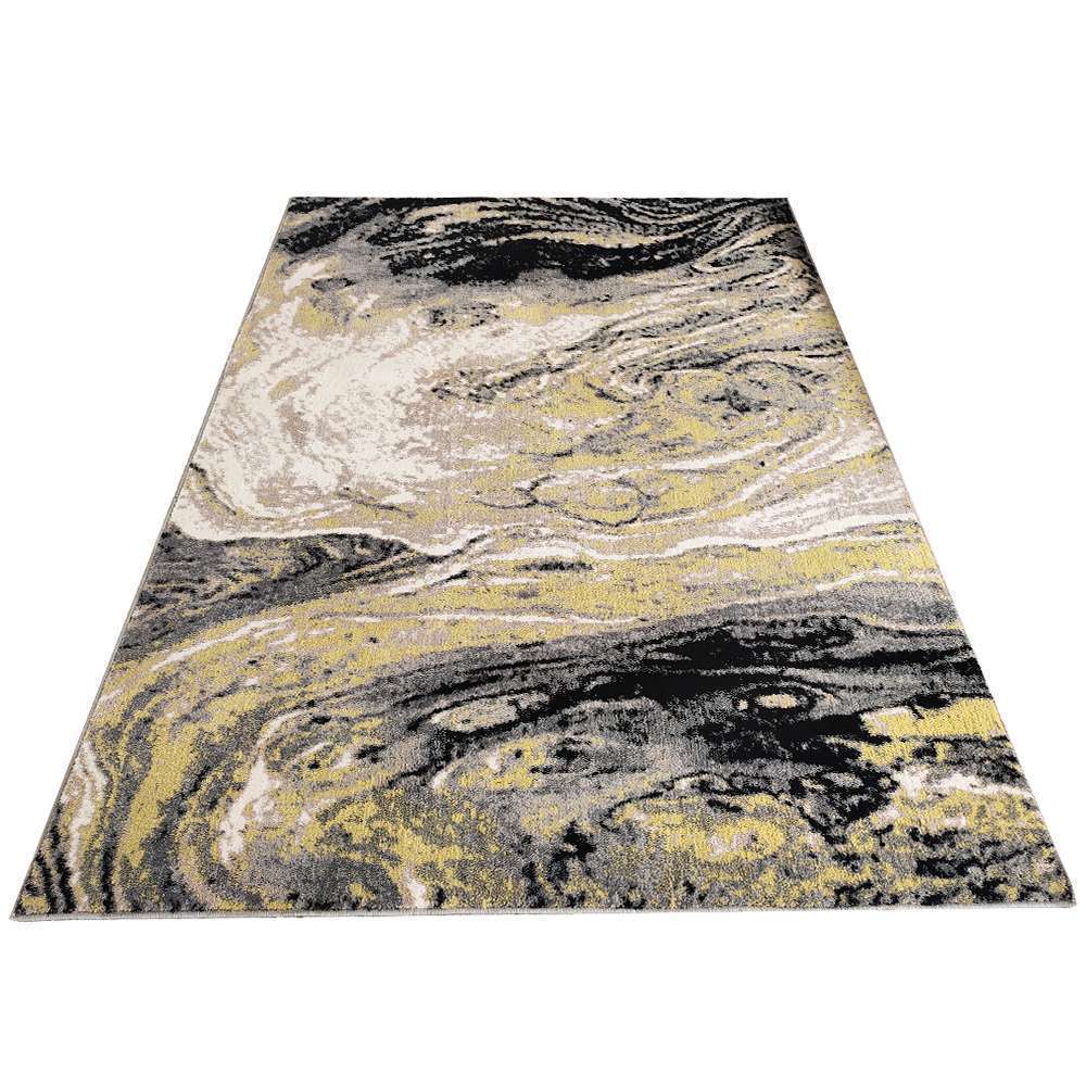 Alina Waves Rug 200x290cm (6.6x9.5ft) Multi-Color Bohemian Area Rug - Perfect for Living Room, Bedroom, or Boho Home Decor