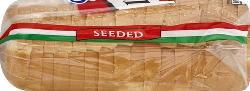 Maier's Premium Italian Seeded Bread - 20 oz Bag | Authentic White Italian Loaf for Sandwiches, Paninis & Family Dinners | Fresh Baked Artisan Bread