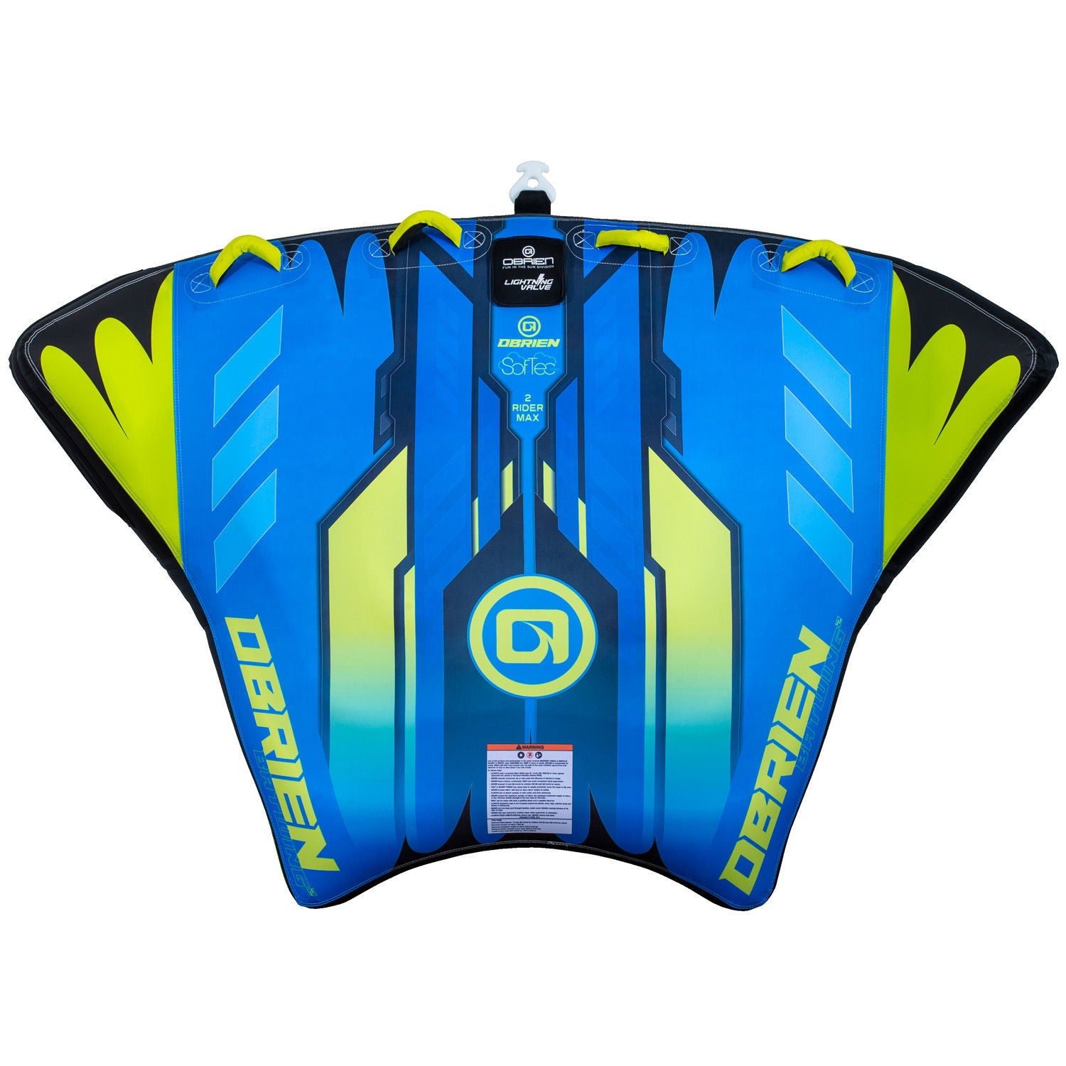 O'Brien Batwing 2 Towable Tube - 2 Rider Inflatable Water Tube for Boating & Lake Fun - Perfect for Family Outings & Summer Water Sports