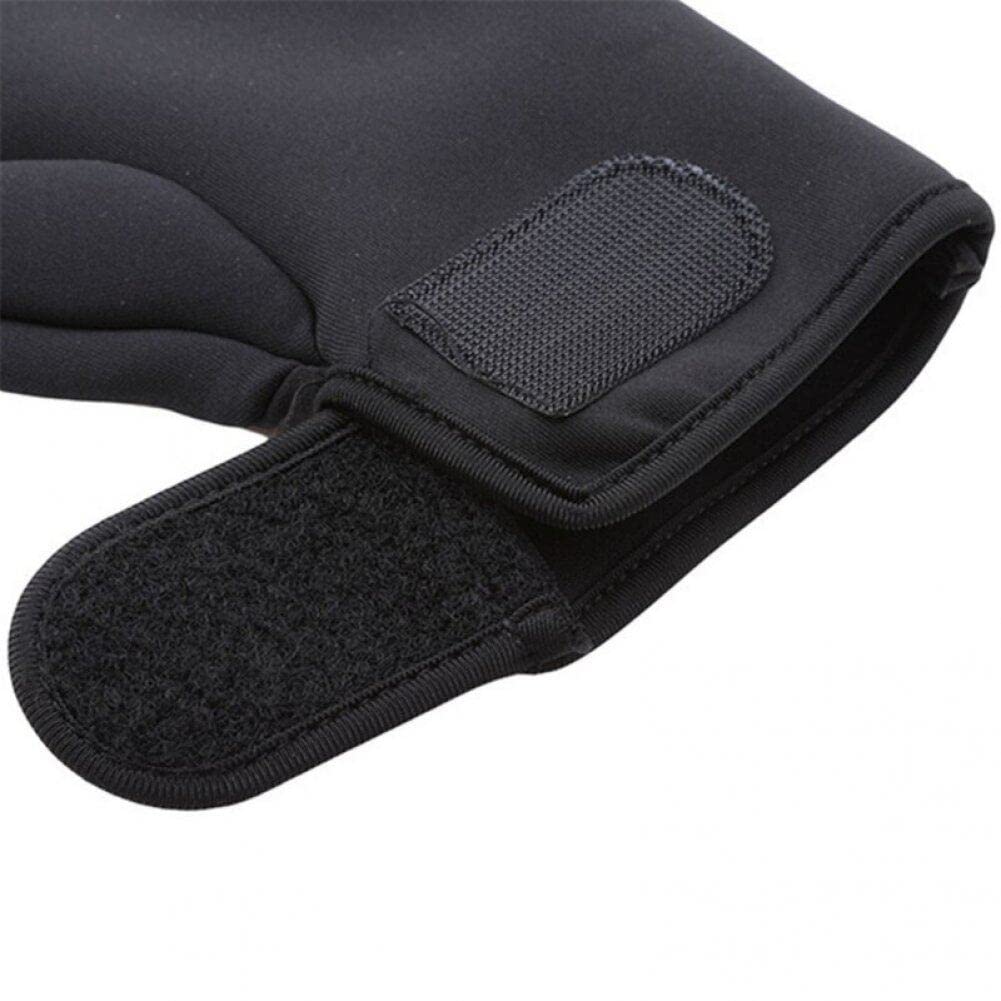 Heat Resistant Gloves for Hair Styling - Professional Thermal Protection Gloves for Curling Wand & Flat Iron - Unisex Anti-Burn Insulated Three-Finger Gloves (Black) - Perfect for Salon Stylists & Home Hair Care
