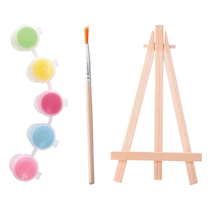 Discovery Zone Canvas Art Set - Chicks or Bunnies Wall Decor for Nursery, Kids Room & Easter Home Decor | Premium Painting Kit for Children's Creative Play
