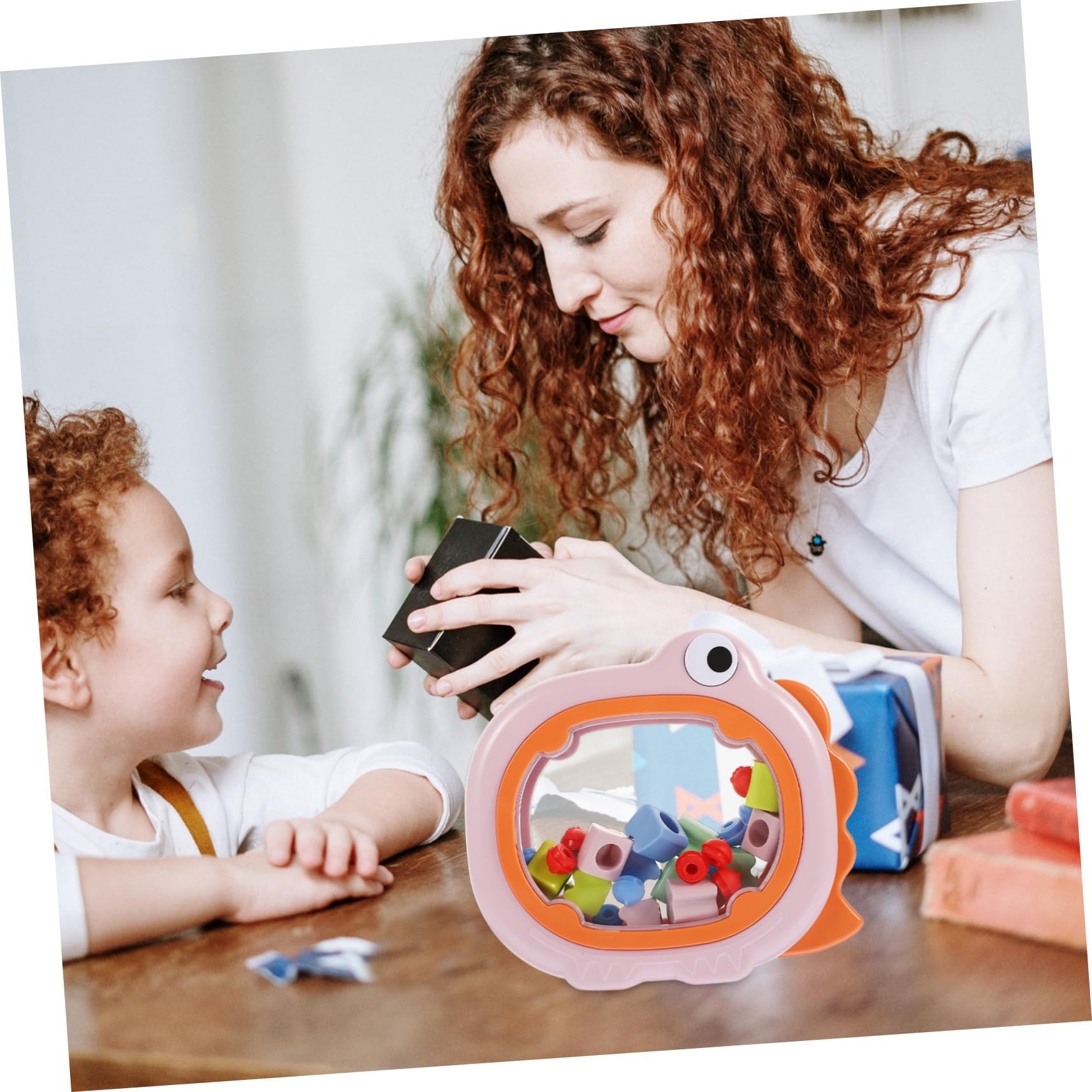 Toyvian 4-Piece First Tooth Keepsake Box Set with Suction Plates & Barrettes - Baby Tooth Storage Organizer for Kids, Perfect for Nursery Decor & Milestone Memory Preservation