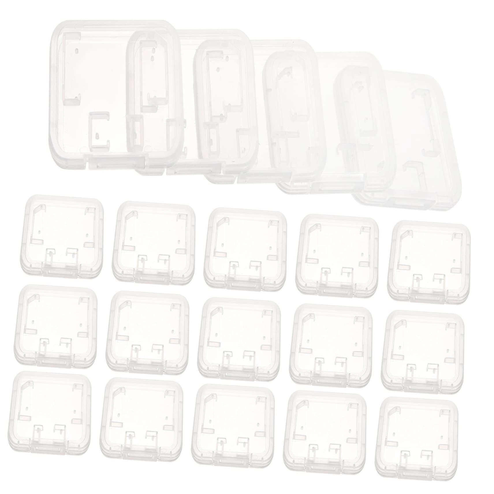 MERRYHAPY 24pcs Memory Card Storage Box - Waterproof SD Card Holder Case for Camera, GoPro, DSLR - Compact Memory Card Organizer for Travel & Photography Accessories