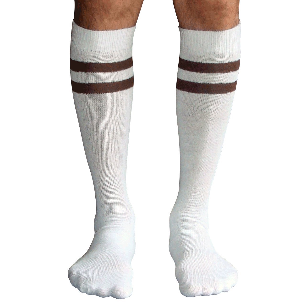 Men's Striped Tube Knee High Socks - Comfortable & Stylish for Casual Wear, Sports & Outdoor Activities