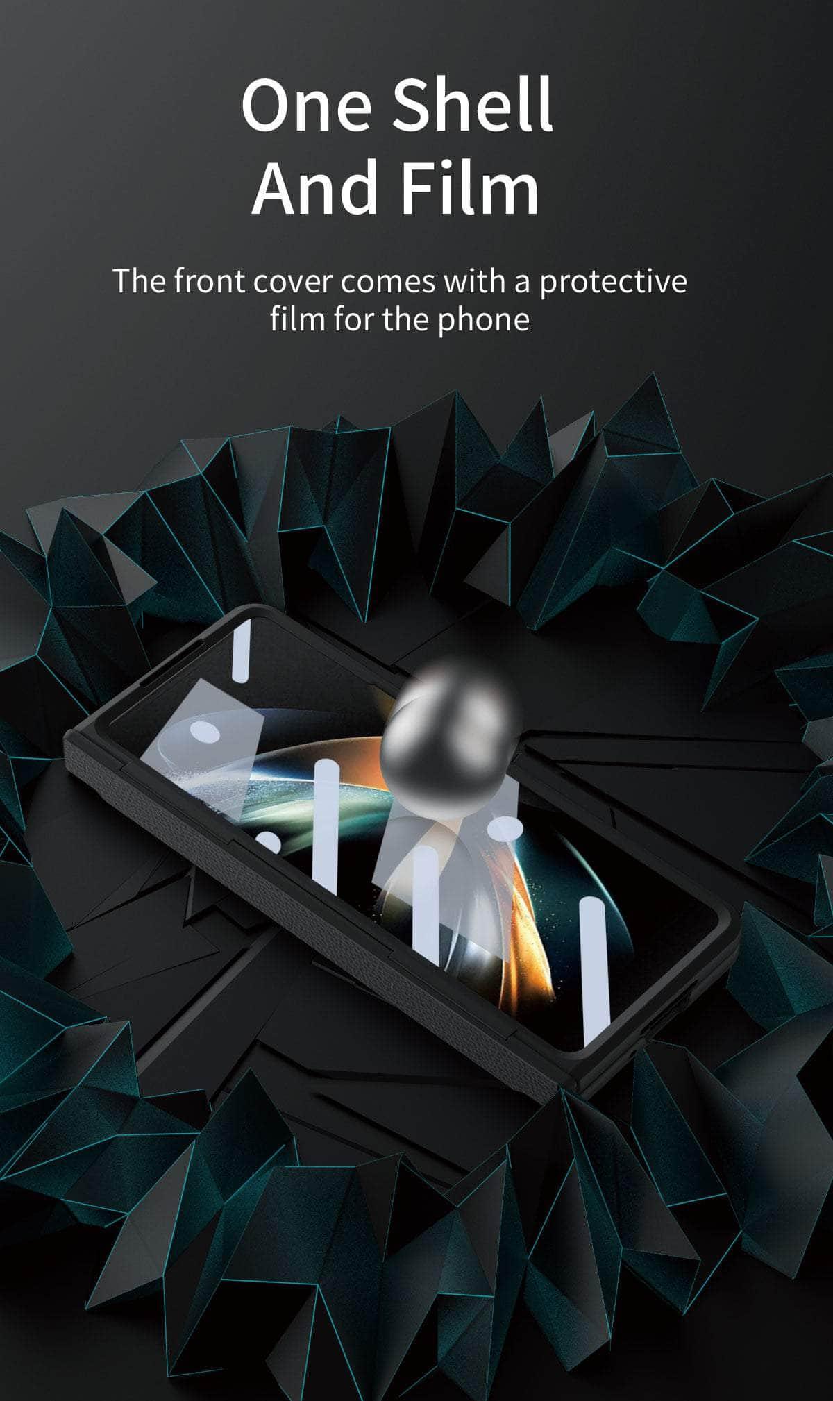 Samsung Galaxy Z Fold 5 Screen Protector - Tempered Glass for Z Fold 5 Case - HD Clear, Anti-Scratch, Bubble-Free - Perfect for Work, Gaming & Daily Use