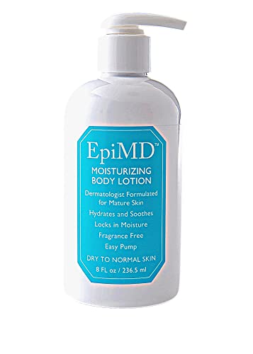EpiMD Moisturizing Body Lotion for Dry & Aging Skin - Dermatologist-Recommended Face & Body Moisturizer to Soften & Repair Cracked Skin - Perfect for Daily Hydration & Sensitive Skin Care Routine