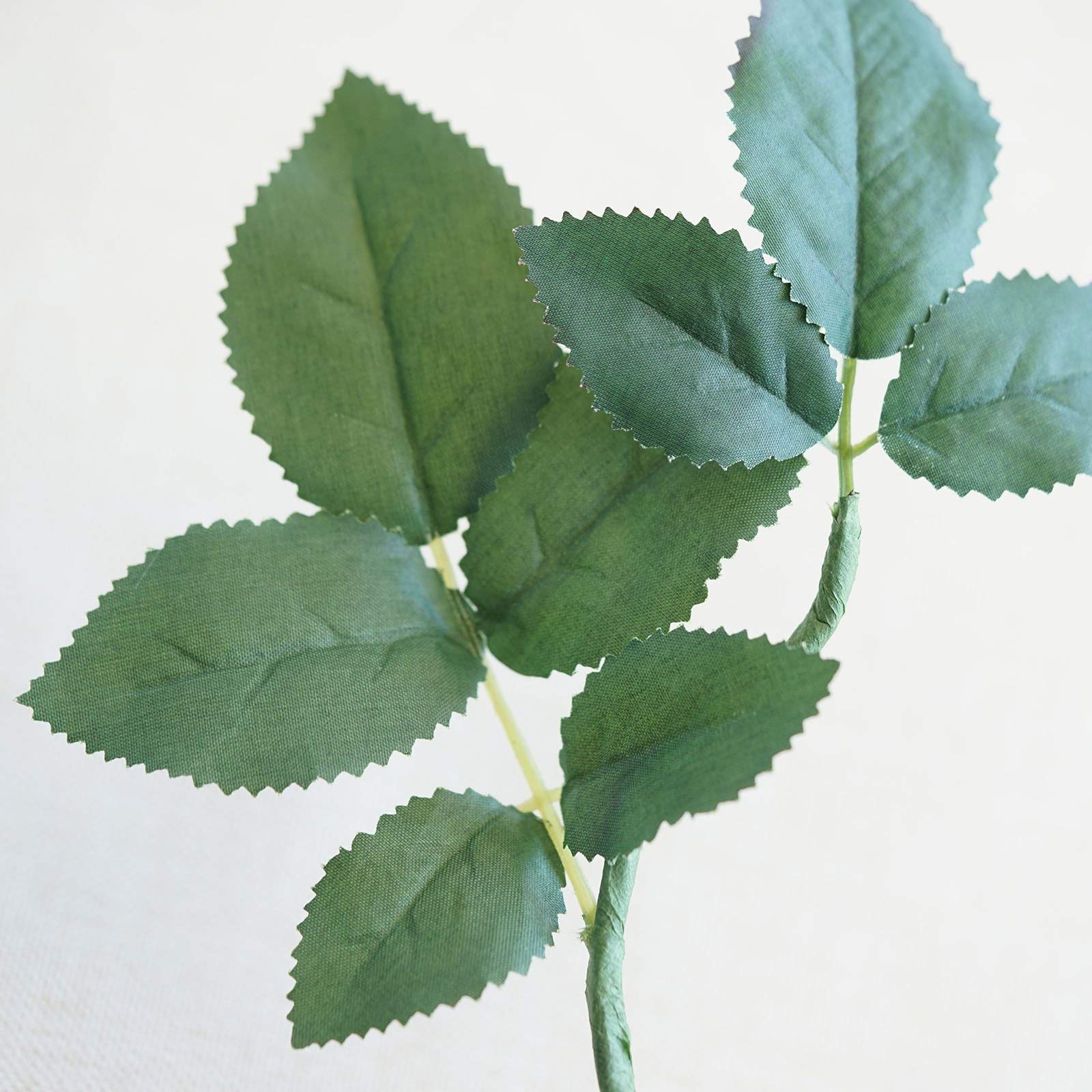 6 Feet Green Garland with 5 Ivory Silk Rose Flowers and Leaves - Wholesale Wedding Centerpieces, Bridal Shower Decor, Table Runner, Arch Backdrop, Aisle Decoration Supplies