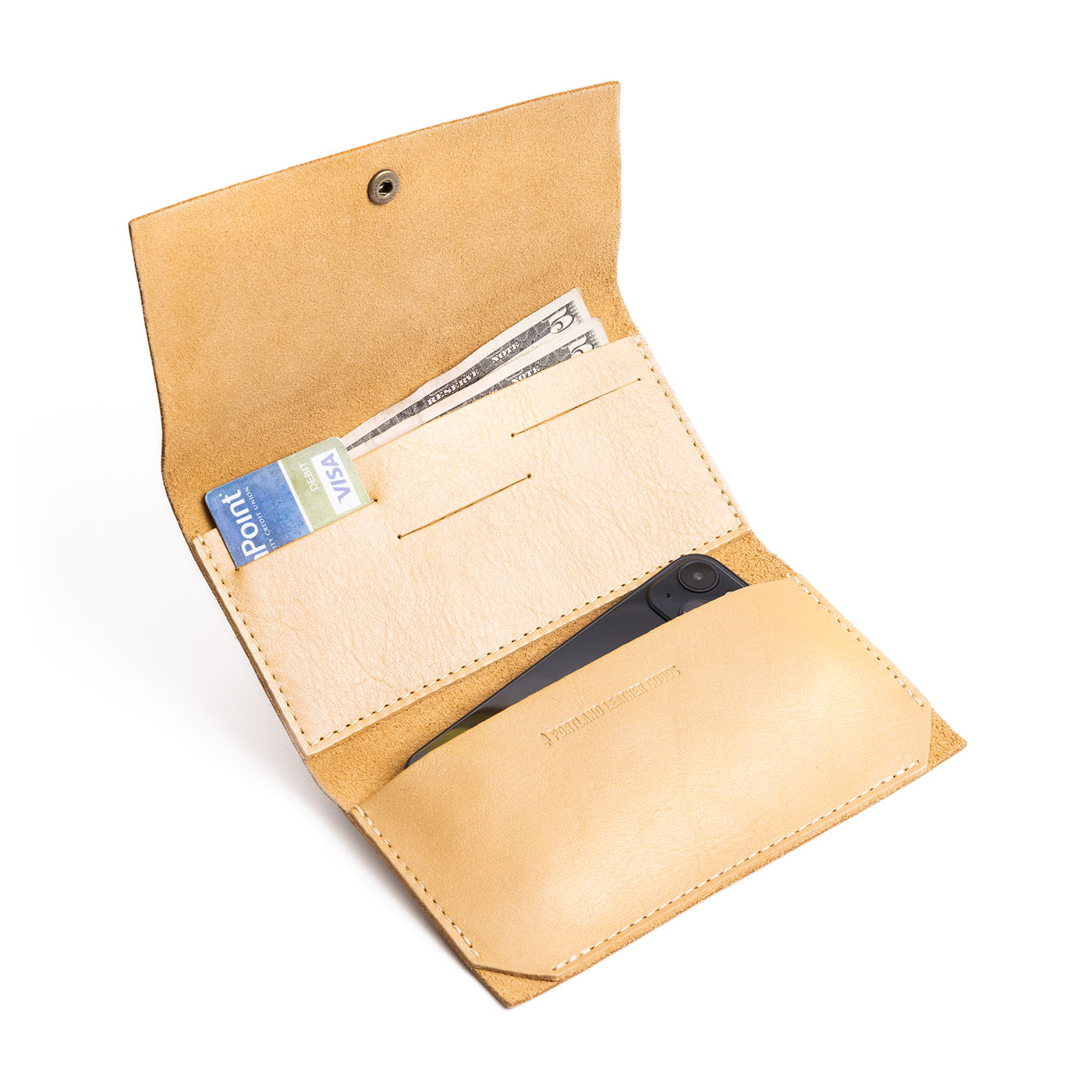 Genuine Leather Rancher Wallet for Men - Slim RFID Blocking Bifold Wallet with Money Clip - Perfect for Everyday Carry, Travel & Western Style Fashion