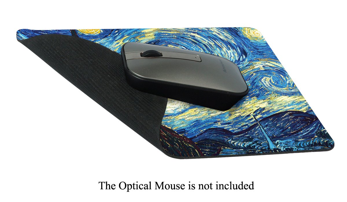 Premium Gaming Mouse Pad with Non-Slip Rubber Base & Smooth Surface - 9.5