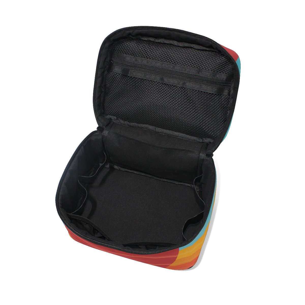 Fuji Volcano Cosmetic Bag for Women - Waterproof Travel Makeup Train Case with Storage Organizer | Perfect for Travel, Gym, and Daily Beauty Essentials Organization