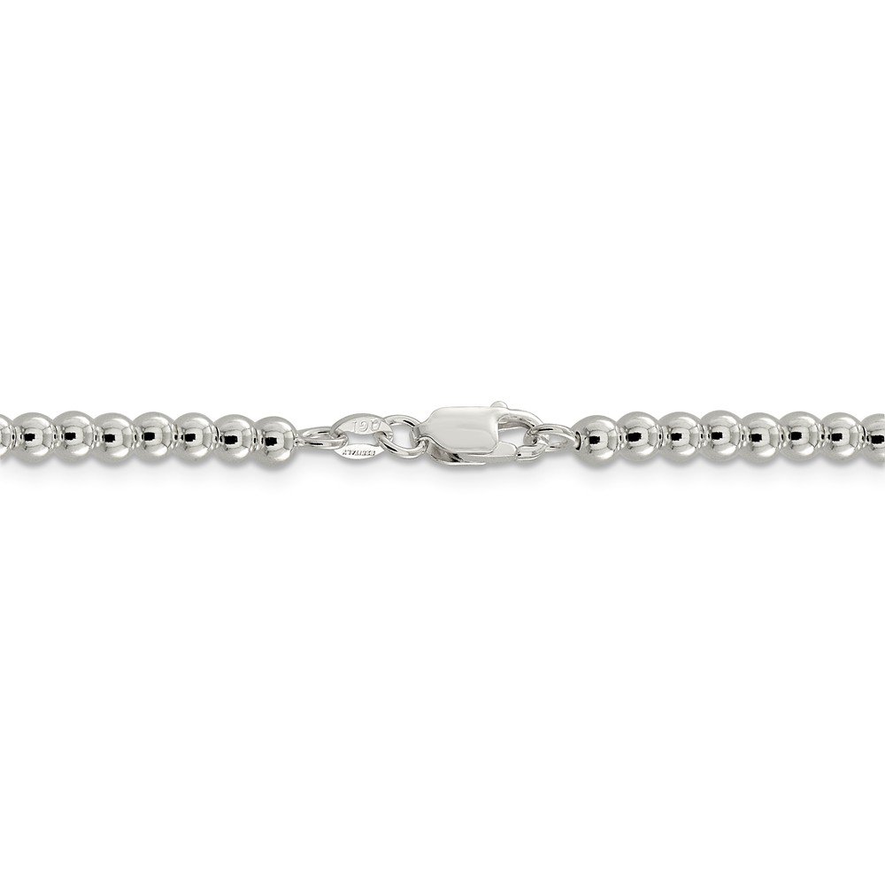 925 Sterling Silver 4mm Beaded Box Chain Necklace for Women - Elegant Layering Jewelry with Lobster Clasp | Stackable with Pendants & Charm Bracelets | Perfect Gift for Anniversary, Birthday & Date Night | Great for Office Wear, Parties, Weddings & Everyday Fashion | Ideal for Layering, Gift Giving, Special Occasions and Daily Wear