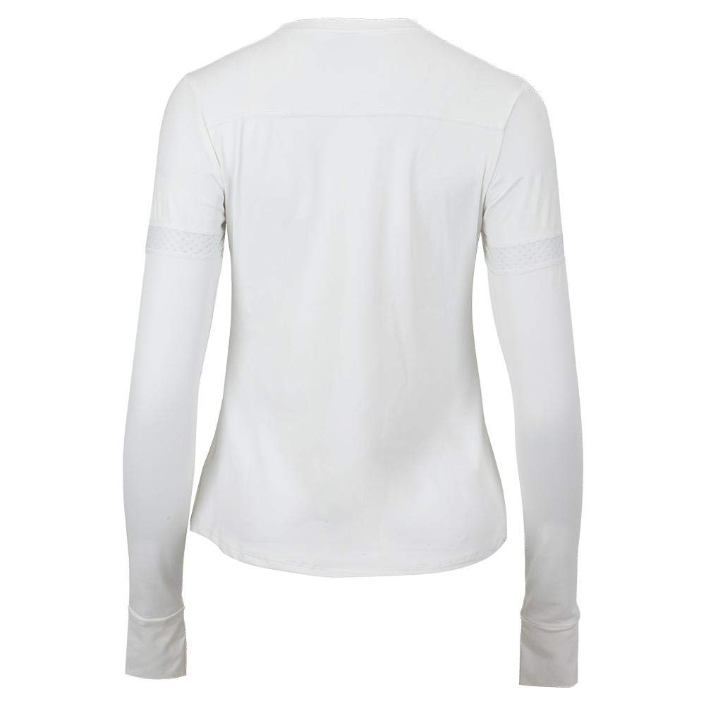 Pacer Women's Long Sleeve Tennis Shirt - Moisture Wicking Performance Top for Tennis, Pickleball & Active Wear | Gym & Outdoor Sports Apparel