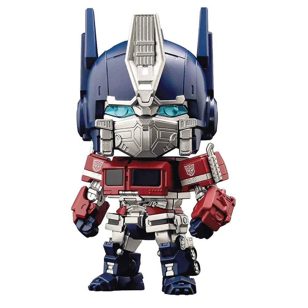 Transformers Q Version Optimus Prime Action Figure - 10CM Movable Collectible Toy for Kids 8+ | Perfect for Birthday Gifts, Room Decor & Anime Fans Collection