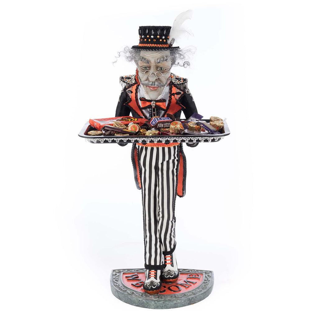 Bartholomew the Butler Server - Elegant Serving Tray by Katherine's Collection - Perfect for Tea Parties, Bridal Showers & Formal Dining