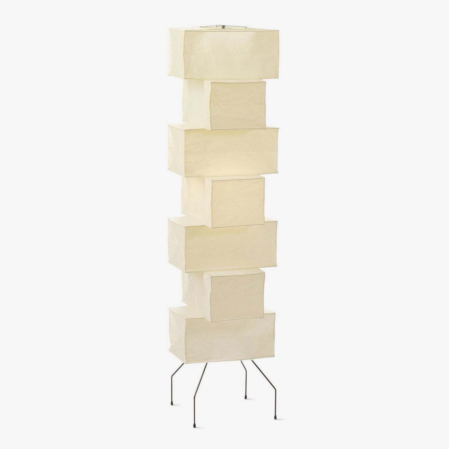Modern Lana Stacked Floor Lamp - 3-Tier LED Standing Light with Adjustable Brightness for Living Room, Bedroom & Office - Warm White & Cool White Lighting Options