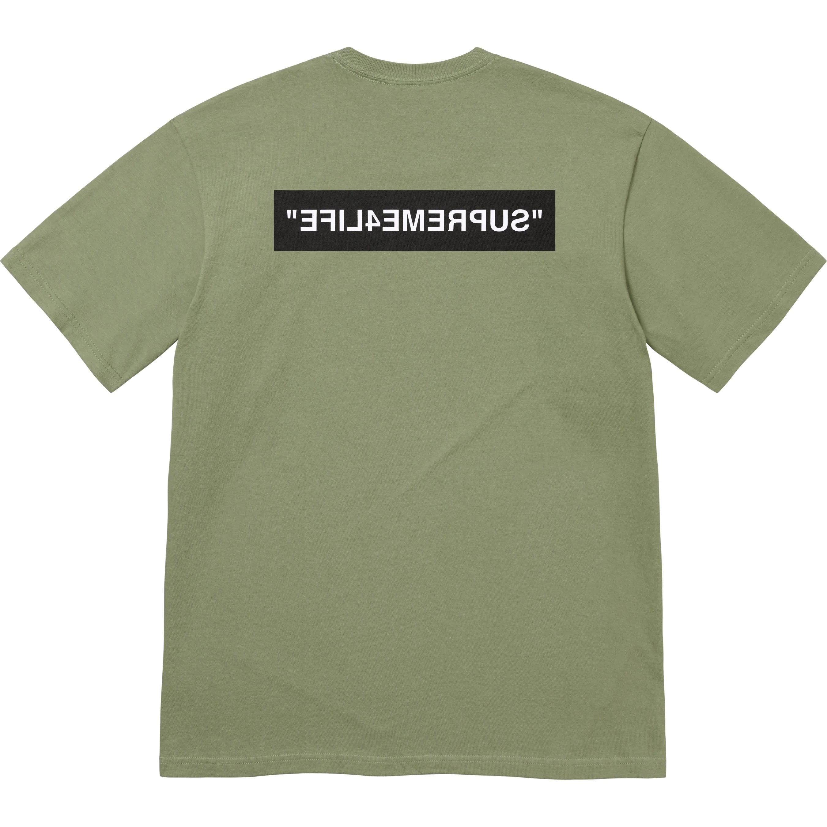 Supreme 4 Life T-Shirt - Olive Green Streetwear Cotton Tee for Men & Women | Casual Wear, Urban Fashion, Skate Style