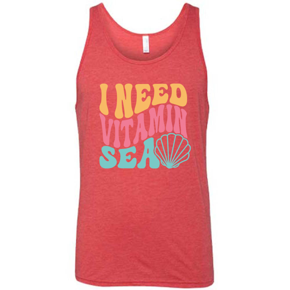 I Need Vitamin Sea Shirt - Unisex Graphic Tee for Beach Vacation & Summer Outfits - Casual Comfortable Cotton T-Shirt for Men & Women