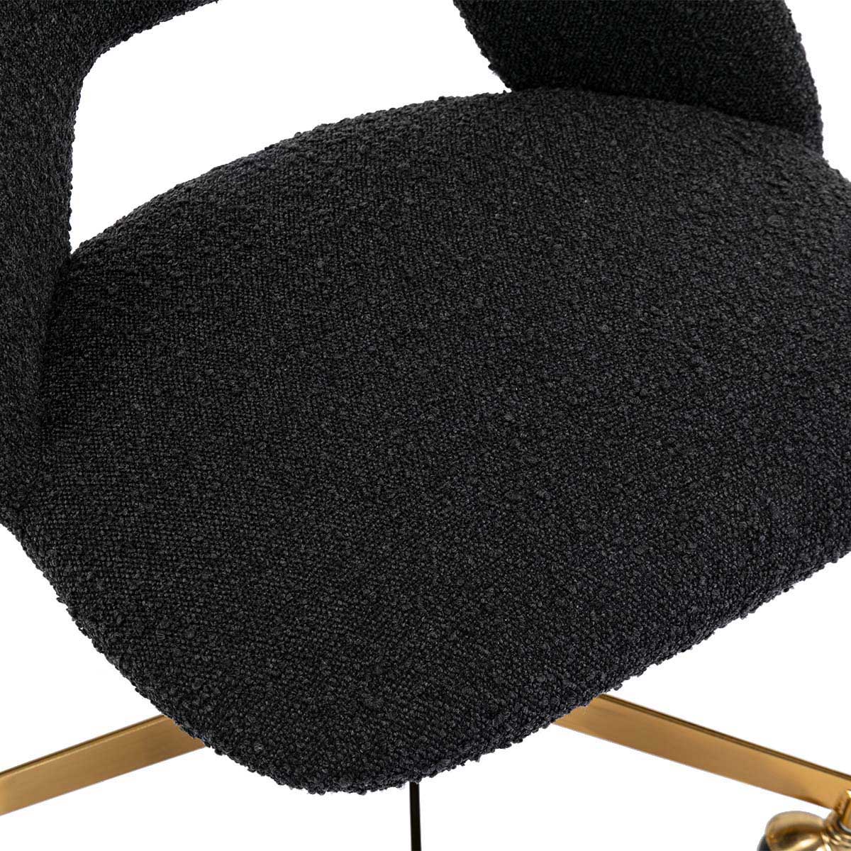 Luxury Belmont Boucle Office Chair - Ergonomic Executive Desk Chair with Adjustable Height for Home & Office Workspace - Perfect for Remote Work, Gaming & Study