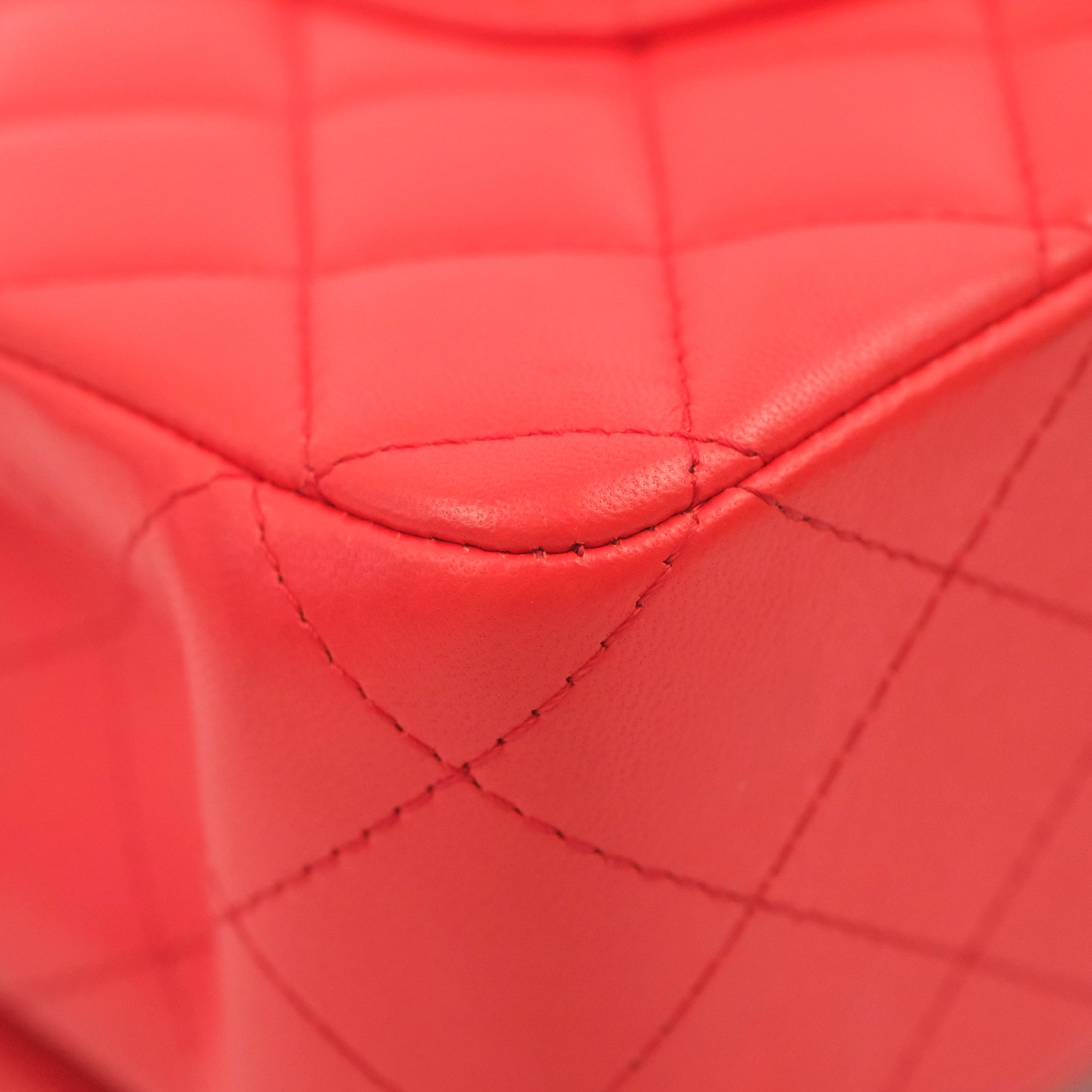 Chanel Classic Medium Double Flap Bag - Red Lambskin Leather with Gold Hardware | Luxury Designer Handbag for Women, Perfect for Parties, Weddings & Everyday Elegance