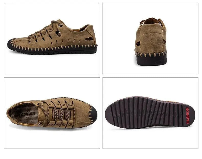 Stylish Stitched Lace-Up Sandals for Women - Comfortable Summer Walking Shoes | Perfect for Beach, Vacation & Casual Outfits