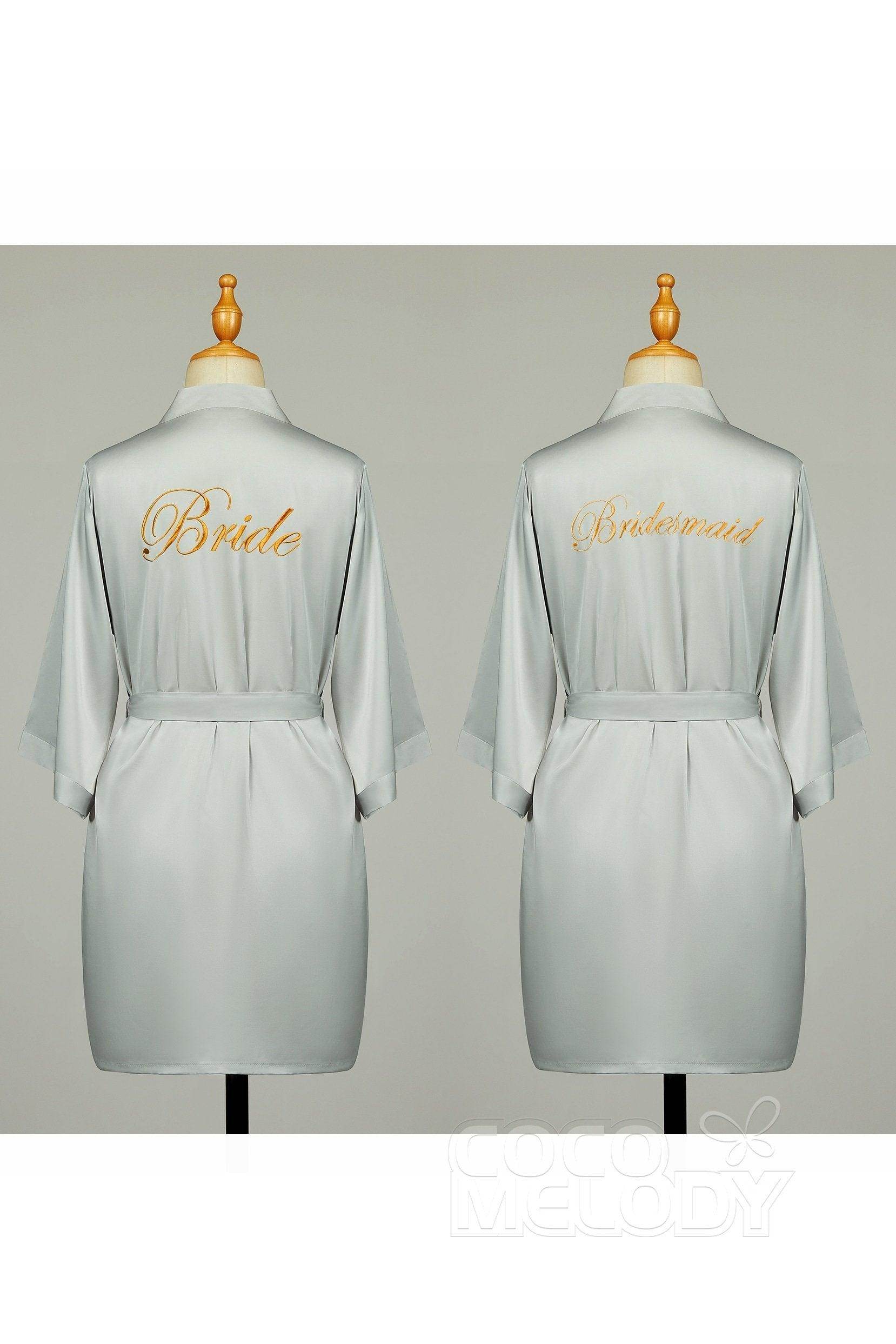 Elegant Long Chiffon Wedding Robe CZ0180 - Perfect for Bridal Party, Bridesmaids & Special Occasions