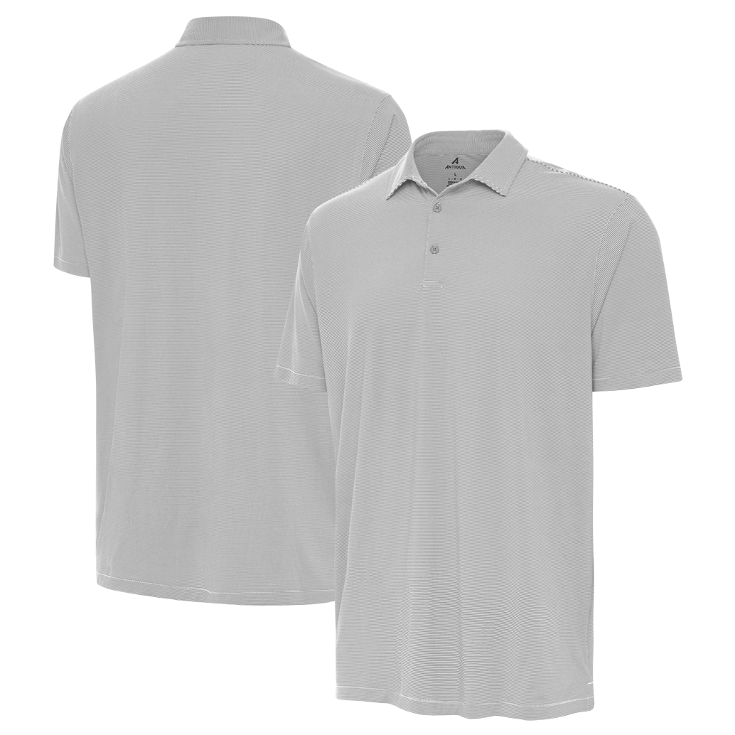 Custom Embroidered Men's Antigua Twine Polo Shirt - Breathable & Stylish Golf & Casual Wear for Men