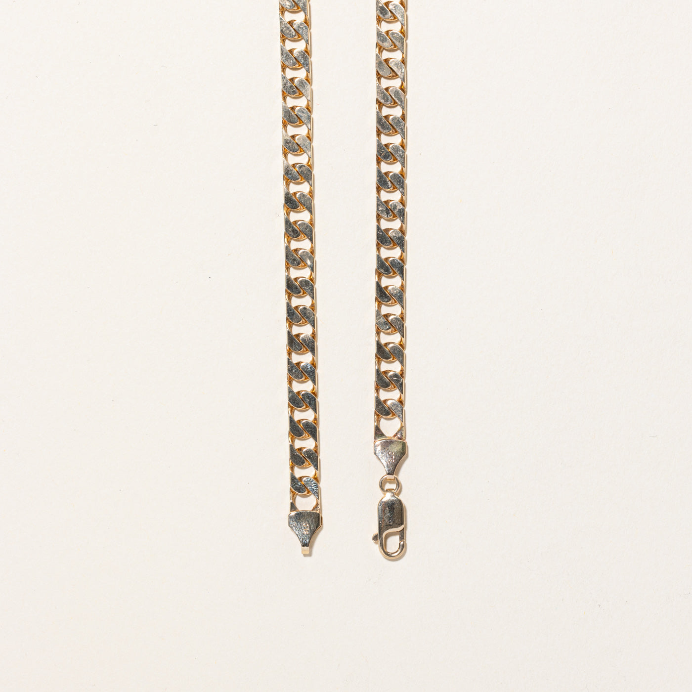 10K Yellow Gold Curb Link Chain Necklace - 23 Inch Classic Cuban Link Chain for Men & Women | Perfect for Layering, Gifting, and Everyday Wear