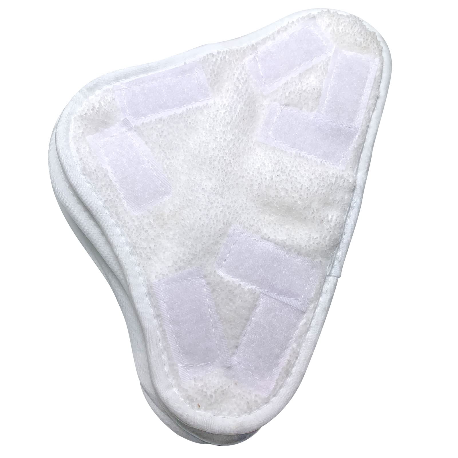 10 Pack Replacement Pads for H2O H20 Mop X5 Steam Mop - Microfiber Triangle Cleaning Pads for Floors, Tiles & Hardwood - Washable & Durable Steam Mop Accessories (Perfect for Kitchen, Bathroom & Pet Hair Removal)