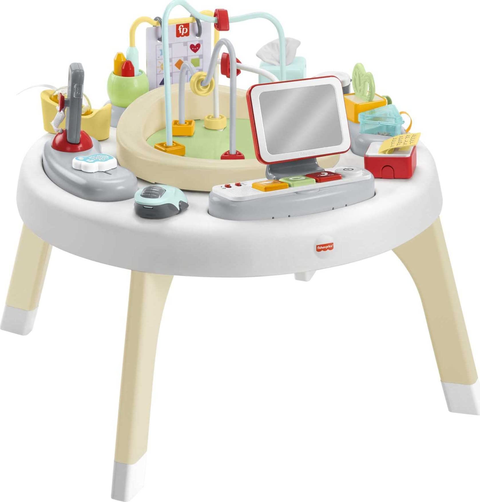 Fisher-Price 2-in-1 Like a Boss Activity Center & Play Table | Baby Entertainer with Music, Lights & Sounds | Interactive Learning Toy for Infants & Toddlers | Perfect for Playtime, Early Development & Sensory Stimulation
