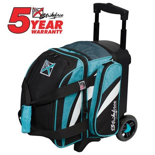 KR Strikeforce Cruiser Single Roller Teal Bowling Bag - Lightweight & Durable for League Play & Tournaments | Perfect for Bowling Enthusiasts & Pros