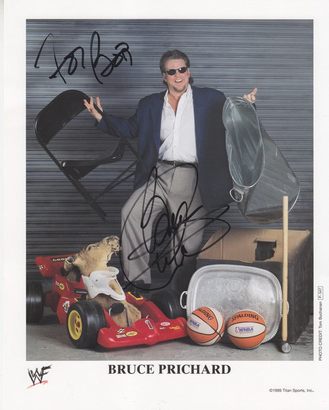 1999 Bruce Prichard P547 Signed Wrestling Trading Card - Limited Edition Collectible for WWE Fans & Memorabilia Enthusiasts - Perfect for Display, Autograph Collections & Wrestling Memorabilia Shows