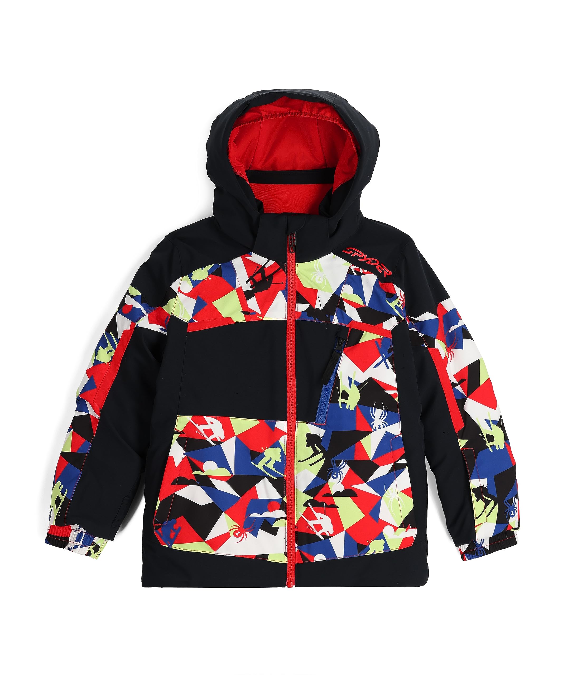 Spyder Boys Leader Insulated Ski Jacket - Waterproof Winter Jacket for Kids - Warm Snow Jacket for Skiing, Snowboarding & Outdoor Winter Activities