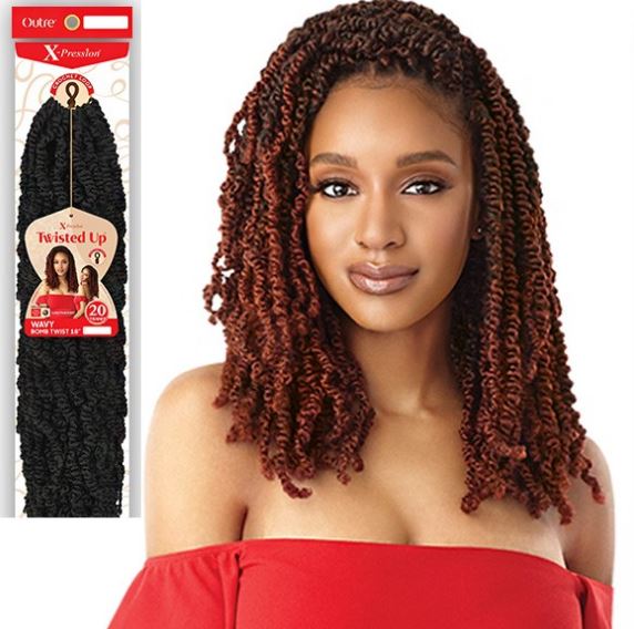 XPRESSION TWISTED UP WAVY BOMB TWIST 18