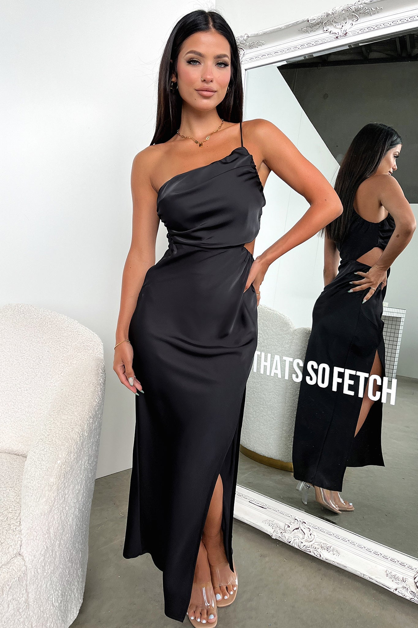 Antonella Maxi Dress for Women - Elegant Black Long Flowy Dress | Perfect for Summer, Beach, Parties & Casual Wear