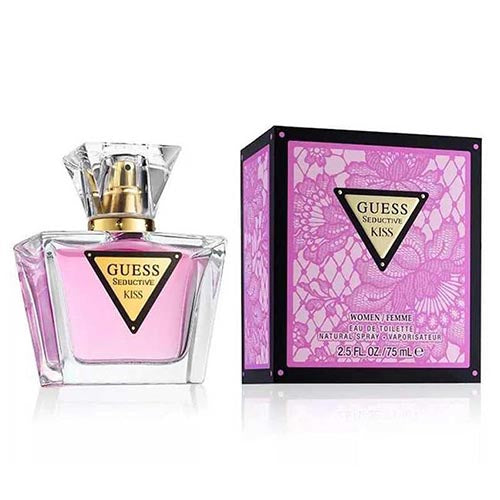 Guess Seductive Kiss 75ml Eau de Toilette for Women - Romantic Floral Perfume Spray for Date Night & Evening Wear