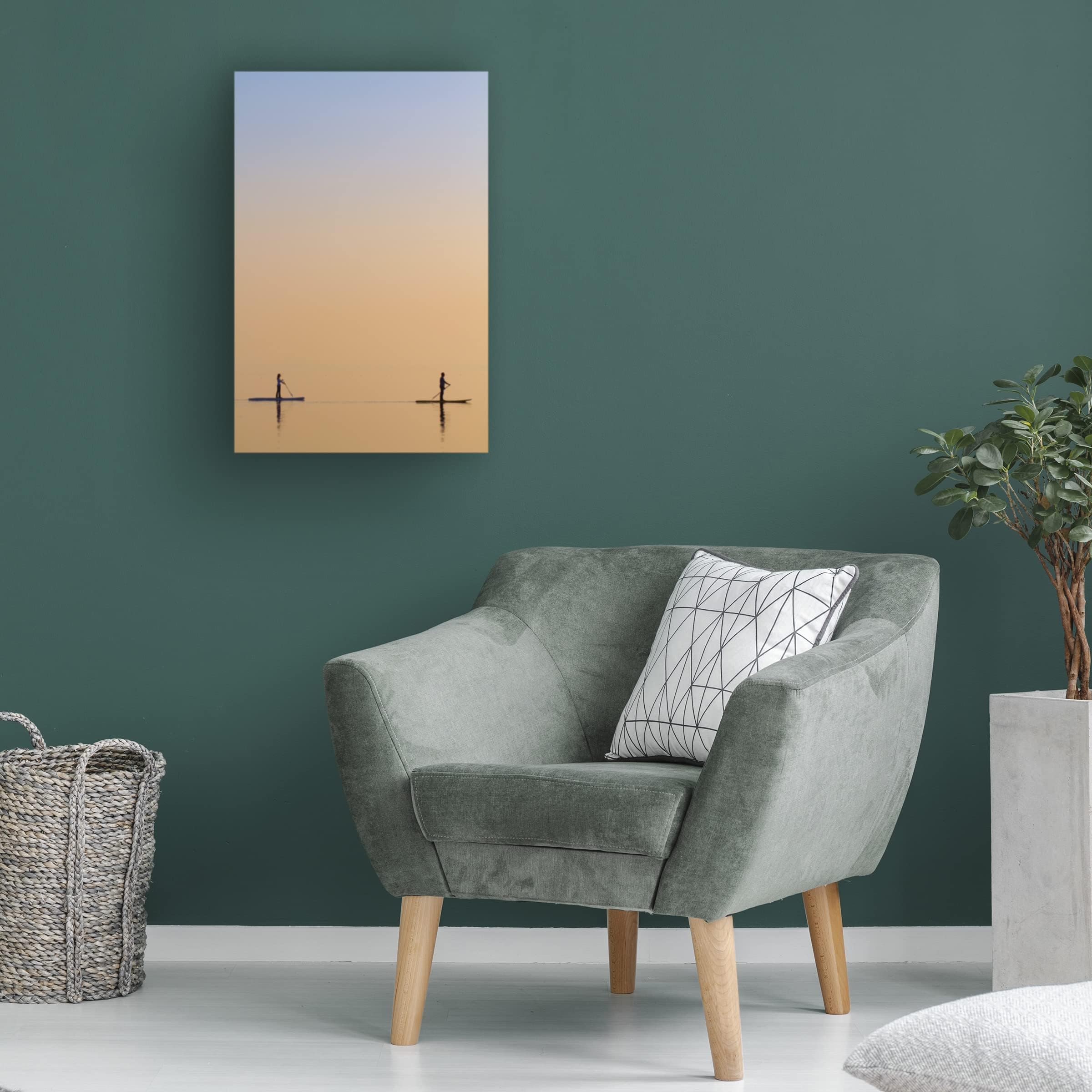 Peter Krenek 'Companions' Canvas Wall Art Print - Modern Home Decor for Living Room, Bedroom & Office - Trademark Fine Art Collection